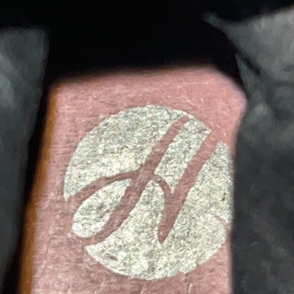 H by HUDSON HANDMADE BLACK LEATHER & NAVJO WOOL DESIGN UPPER ANKLE BOOTS EU 39 - Picture 11 of 15